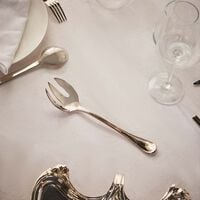 Albi Salad Serving Fork Silver Plated christofle albi salad serving fork silver plated