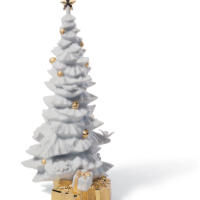 O Christmas Tree Sculpture Medium White lladro o christmas tree sculpture medium white