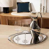 georg jensen cobra serving tray oval clear