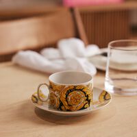 Barocco 92 Tea Cup & Saucer versace barocco 92 tea cup saucer