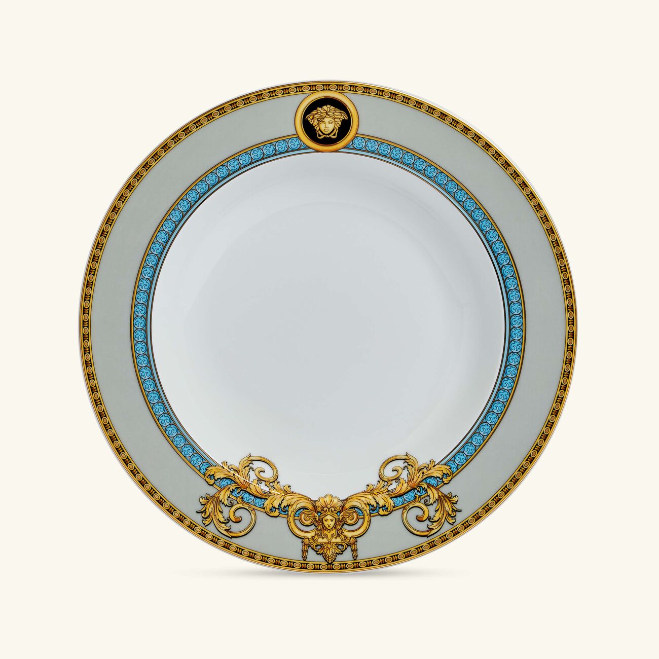 Prestige Gala Soup Plate Blue 22cm versace prestige gala soup plate blue 22cm