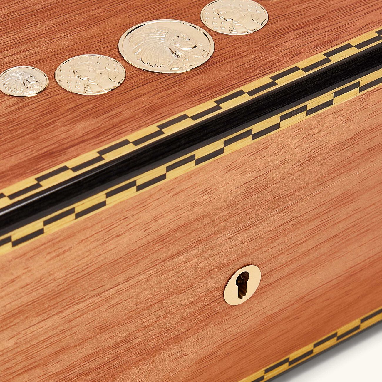 Medal Cigar Humidor Brown elie bleu medal cigar humidor brown