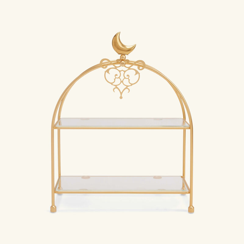 villari extravaganza cake stand gold