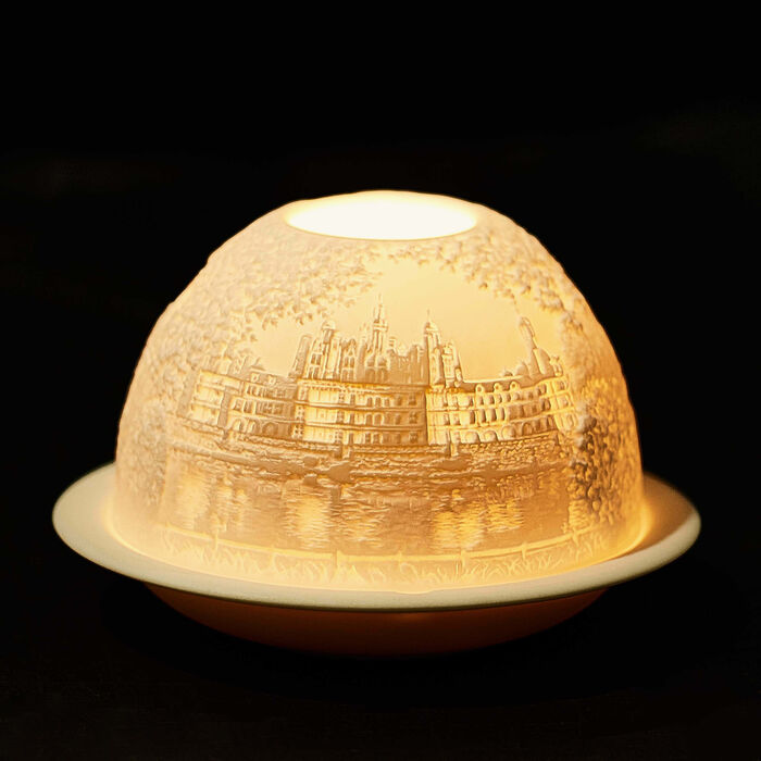 bernardaud chateaux of the loire lithophanie