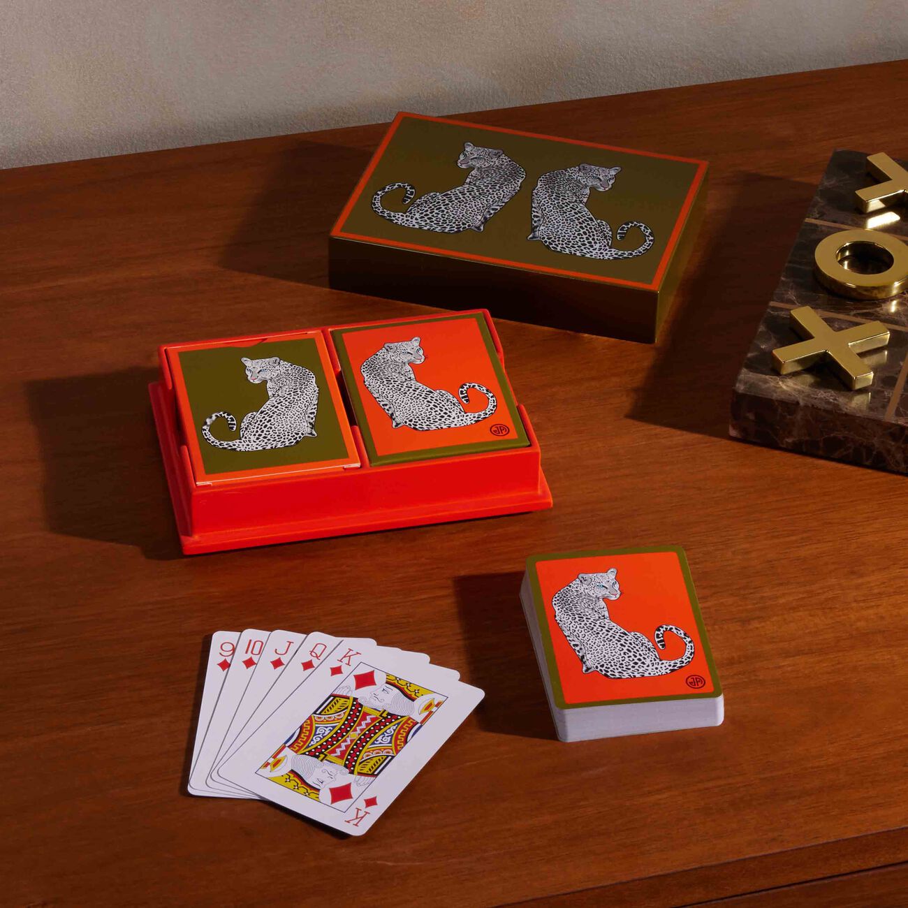 jonathan adler leopard lacquer card set