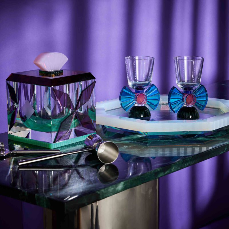 Somerset Drinking Glass Blue Set Of 2 reflections copenhagen somerset drinking glass blue set of 2