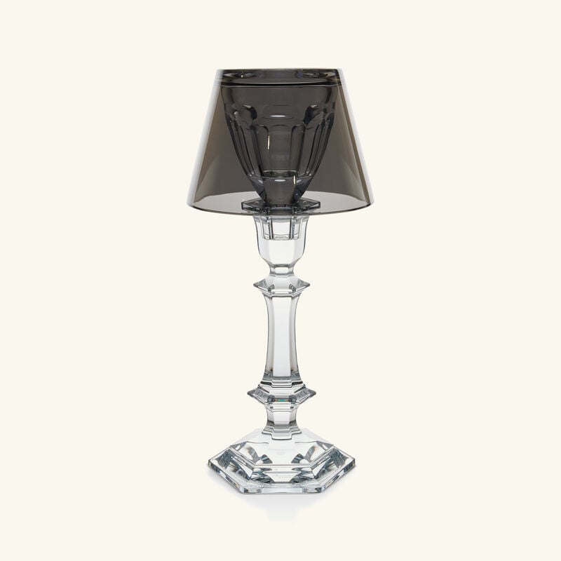 baccarat our fire candle holder silver