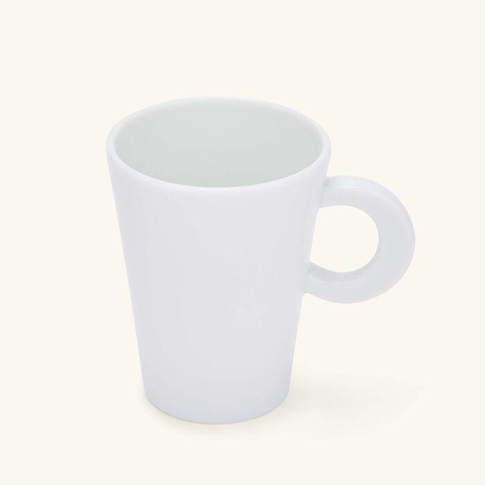 Ecume Coffee Cup & Saucer White Set Of 2 bernardaud ecume coffee cup saucer white set of 2