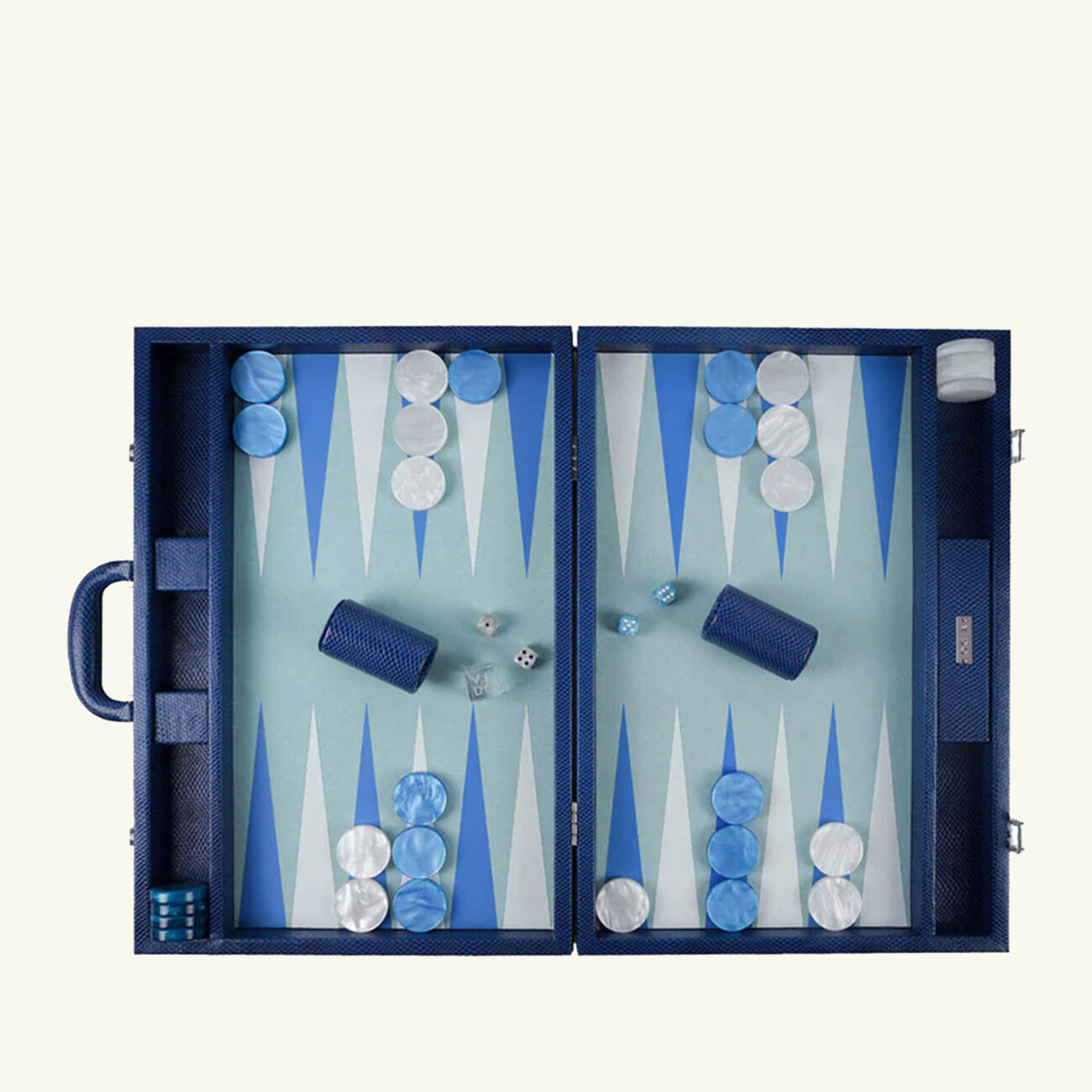 vido sapphire snake backgammon set