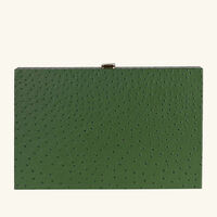 vido forest green ostrich backgammon set