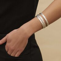 Babylone Bangle Sterling Silver Size 2 christofle babylone bangle sterling silver size 2