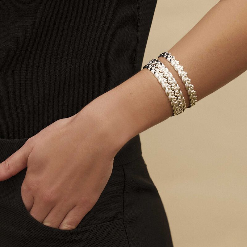 Babylone Bangle Sterling Silver Size 2 christofle babylone bangle sterling silver size 2