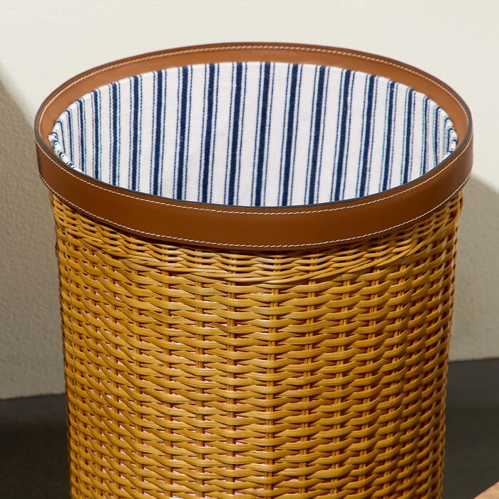 Bailey Waste Bin Brown ralph lauren home bailey waste bin brown