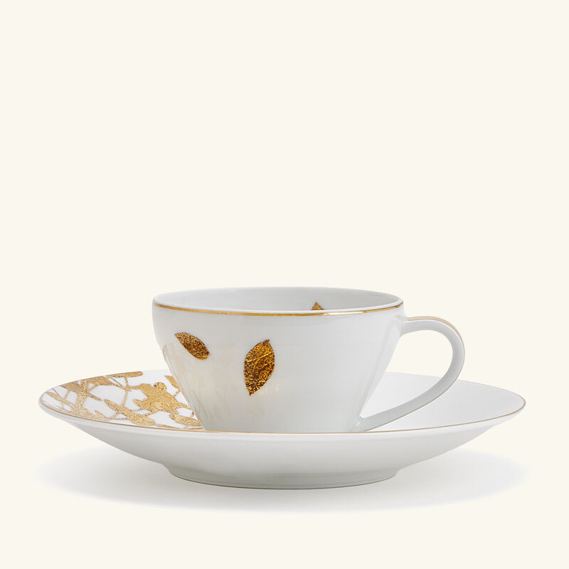 Vegetal Or Cup & Saucer Gold bernardaud vegetal or cup saucer gold