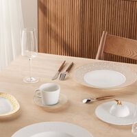 Mordore Tea Cup & Saucer White bernardaud mordore tea cup saucer white