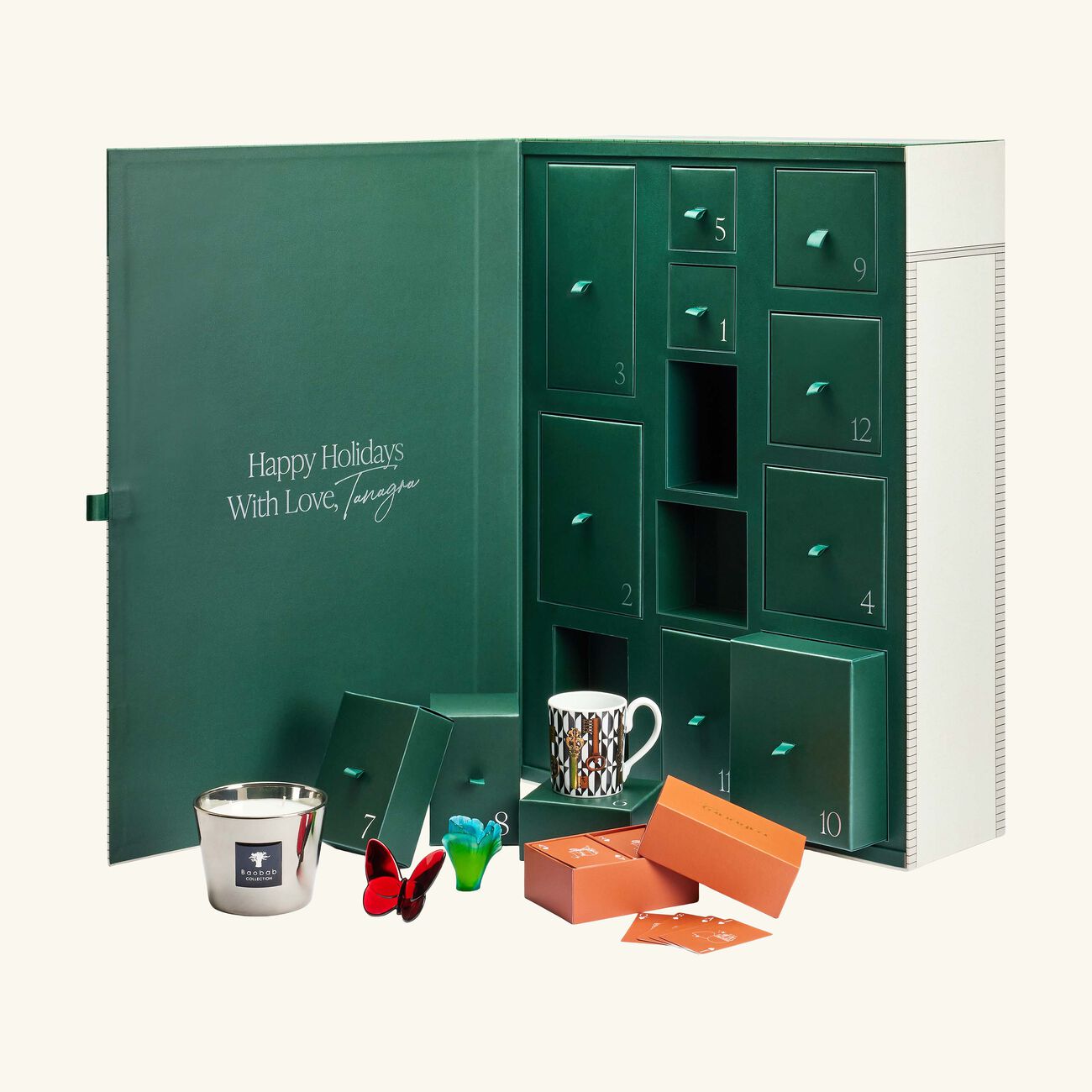 tanagra تقويم العطلات من 12 قطعة