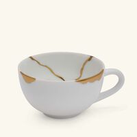 Kintsugi Coffee Cup & Saucer Black bernardaud kintsugi coffee cup saucer black