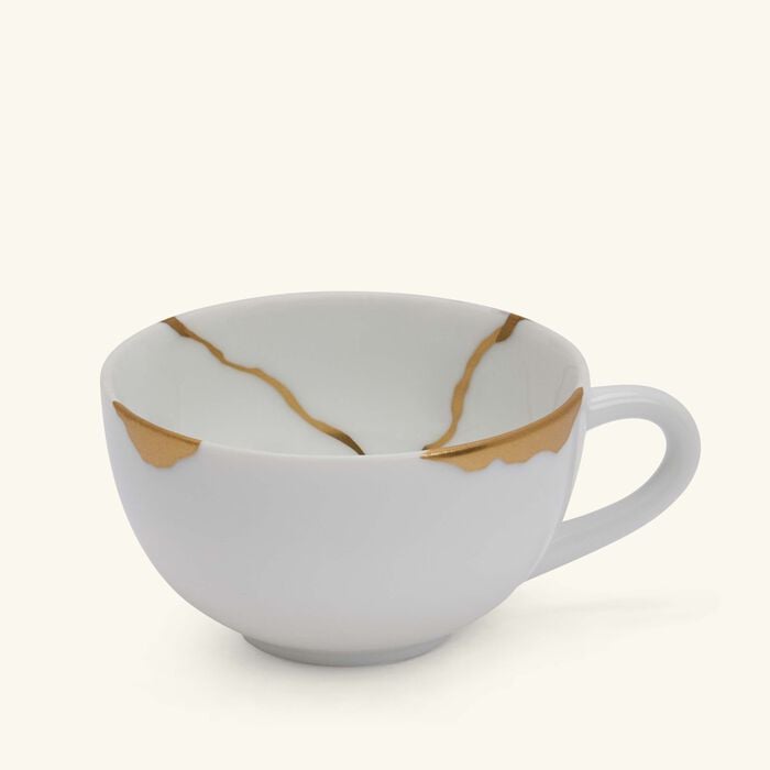 Kintsugi Coffee Cup & Saucer Black bernardaud kintsugi coffee cup saucer black