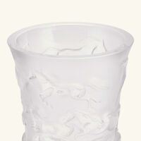 lalique mustang vase small clear