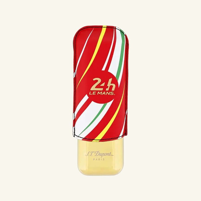 st dupont double cigar case multicolored