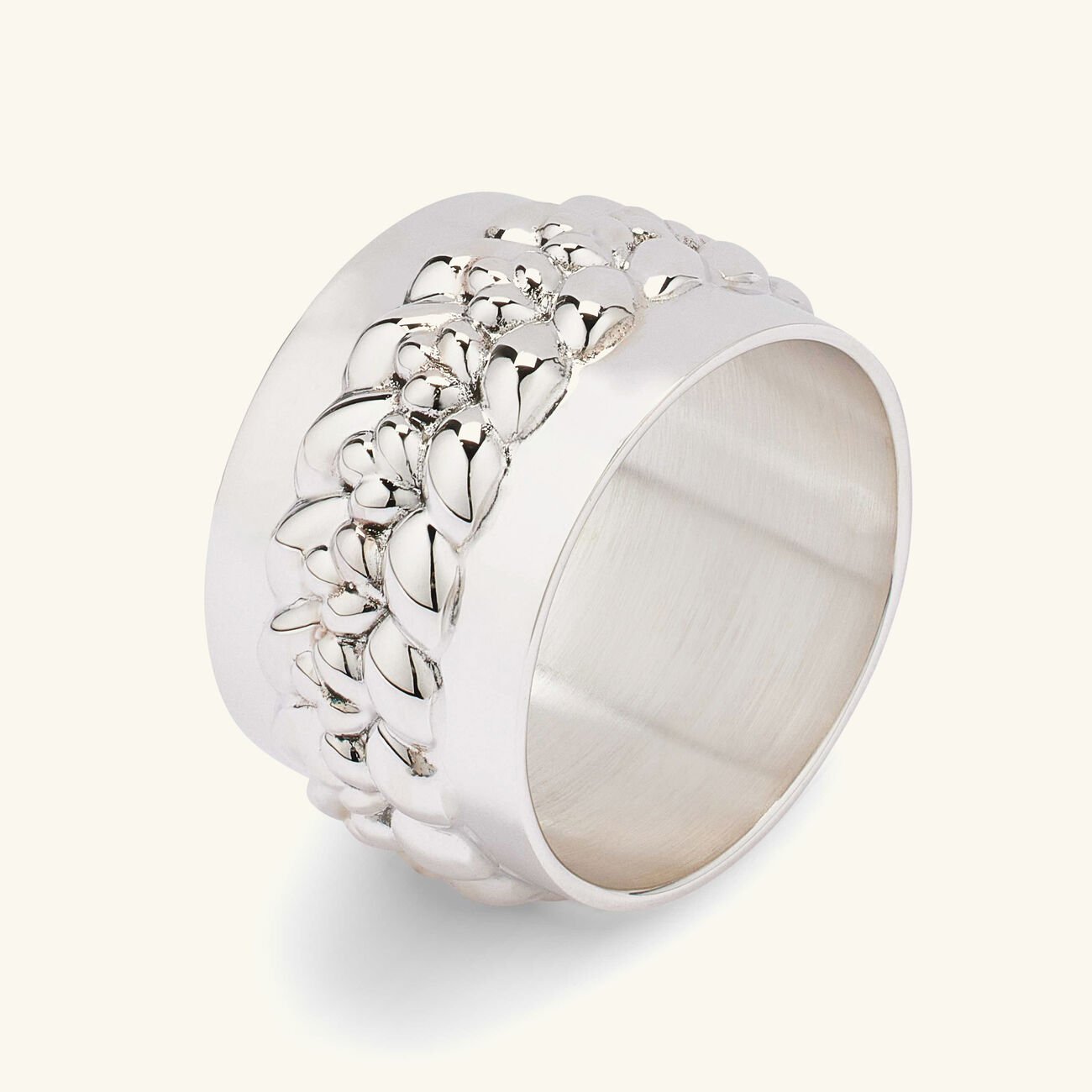 christofle babylone napkin ring silver plated