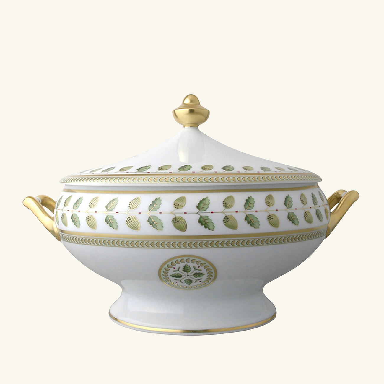 bernardaud constance soup tureen green