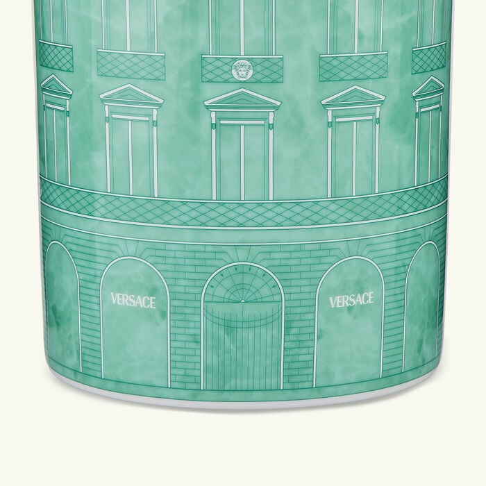 Palazzo Vase Round Small Green versace palazzo vase round small green