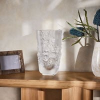 Pivoines Vase Medium Clear lalique pivoines vase medium clear