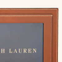 ralph lauren home brennan picture frame large brown 20x25cm