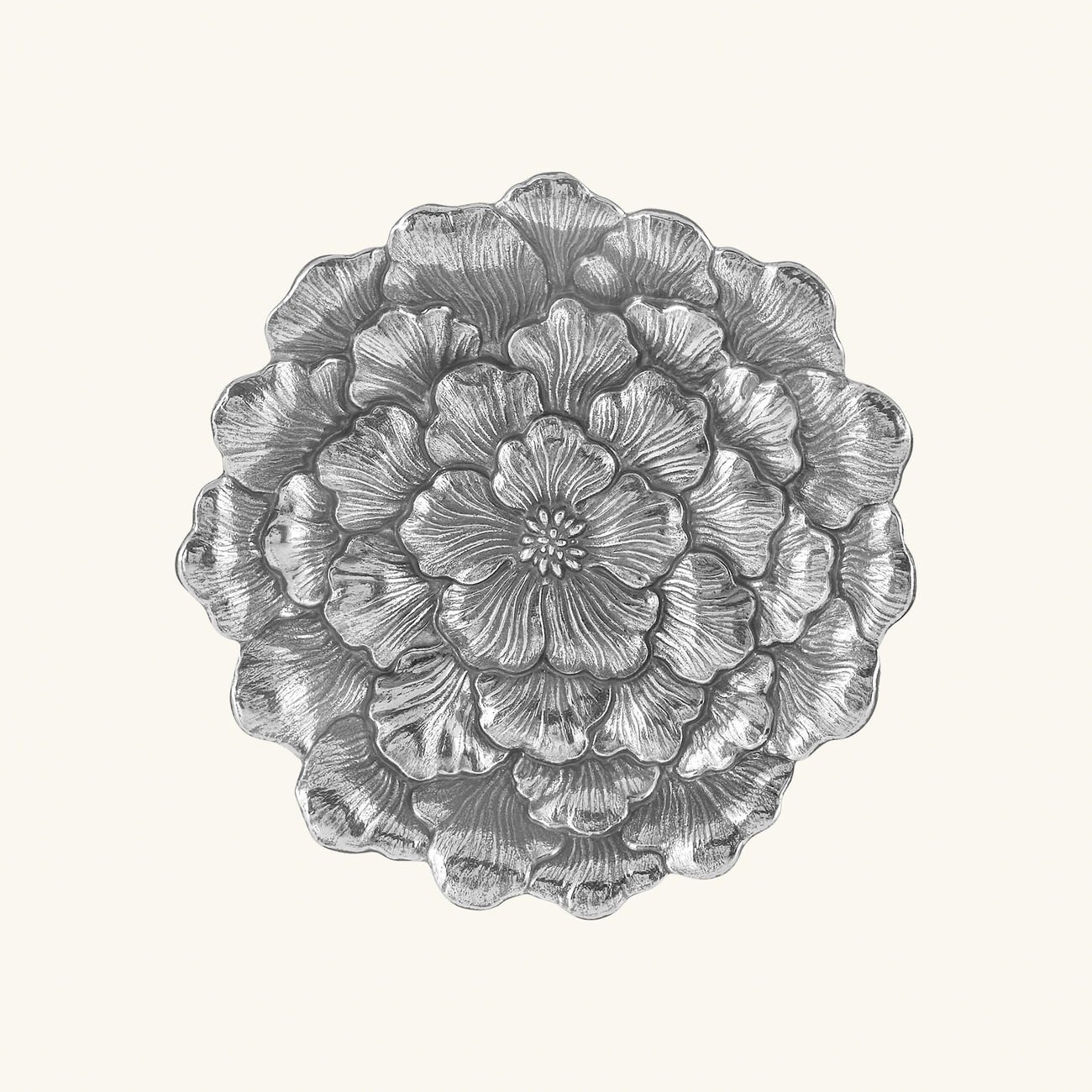 buccellati gardenia flower bowl medium silver