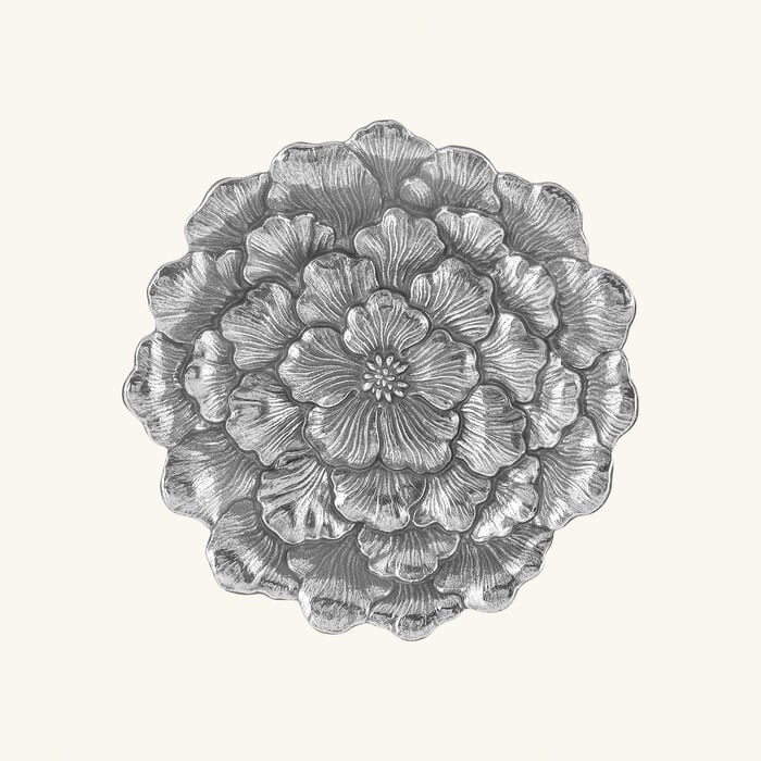 buccellati gardenia flower bowl medium silver