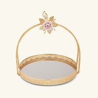 villari extravaganza serving tray rectangular large red