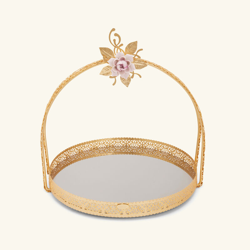 Extravaganza Serving Basket Gold villari extravaganza serving basket gold