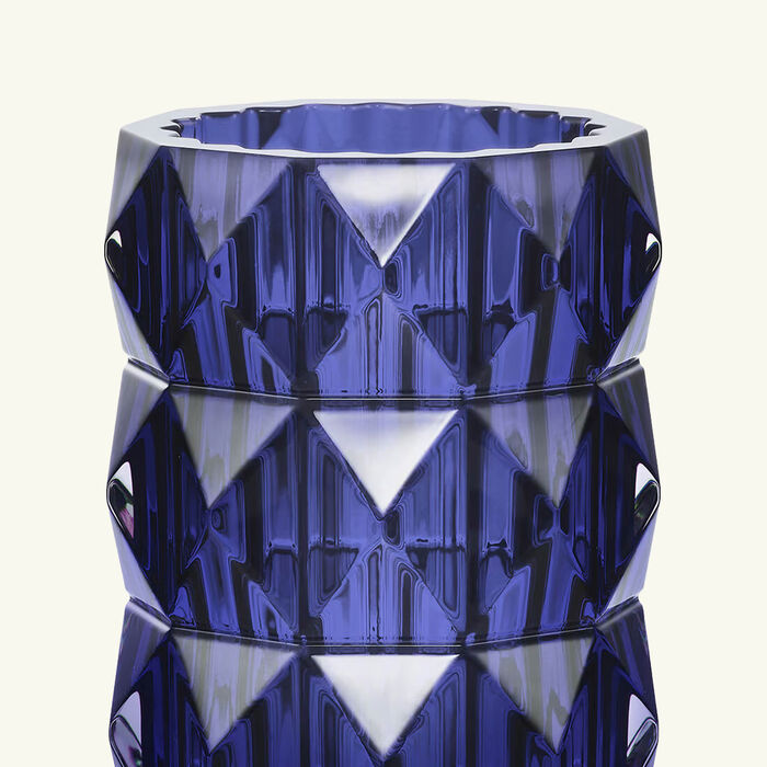 Louxor Vase Round Small Blue baccarat louxor vase round small blue