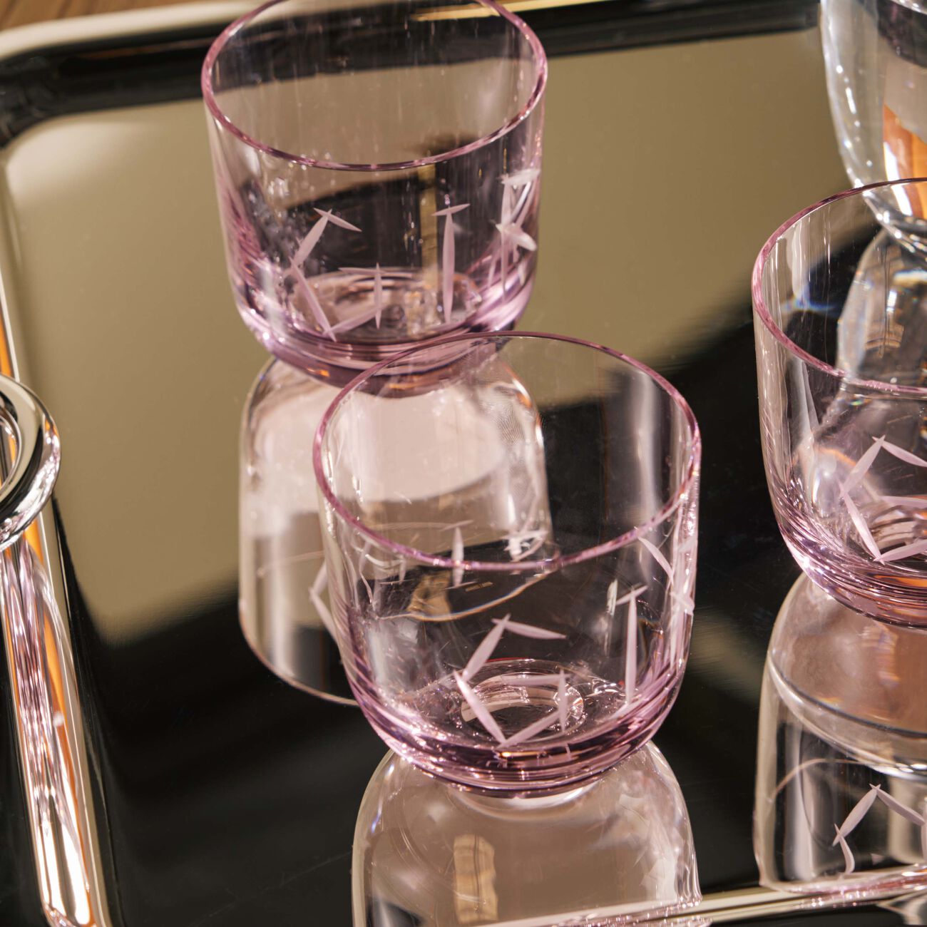 روكل كأس الشرب إيه بي سي جيرل باللون الوردي