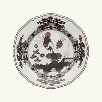 Antico Doccia Dessert Plate Round Black 21cm ginori 1735 antico doccia dessert plate round black 21cm