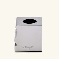 christofle perspectives candle holder small chrome