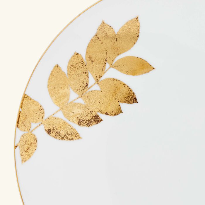 Vegetal Or Salad Plate Gold 21cm bernardaud vegetal or salad plate gold 21cm