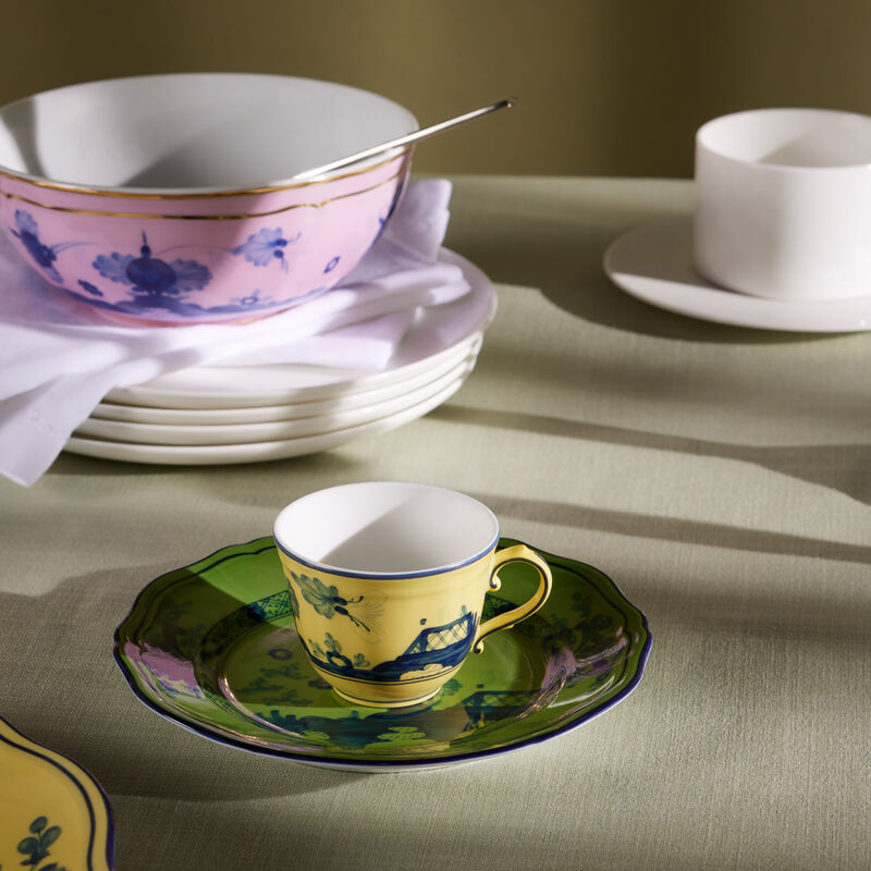 Antico Doccia Coffee Cup Yellow ginori 1735 antico doccia coffee cup yellow