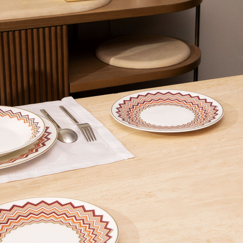 ميسوني هوم طبق حلويات أيكونيك دائري 21 سم من قطعتين