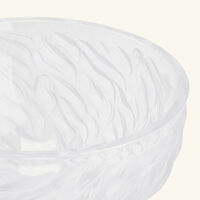 lalique fourrure centerpiece clear