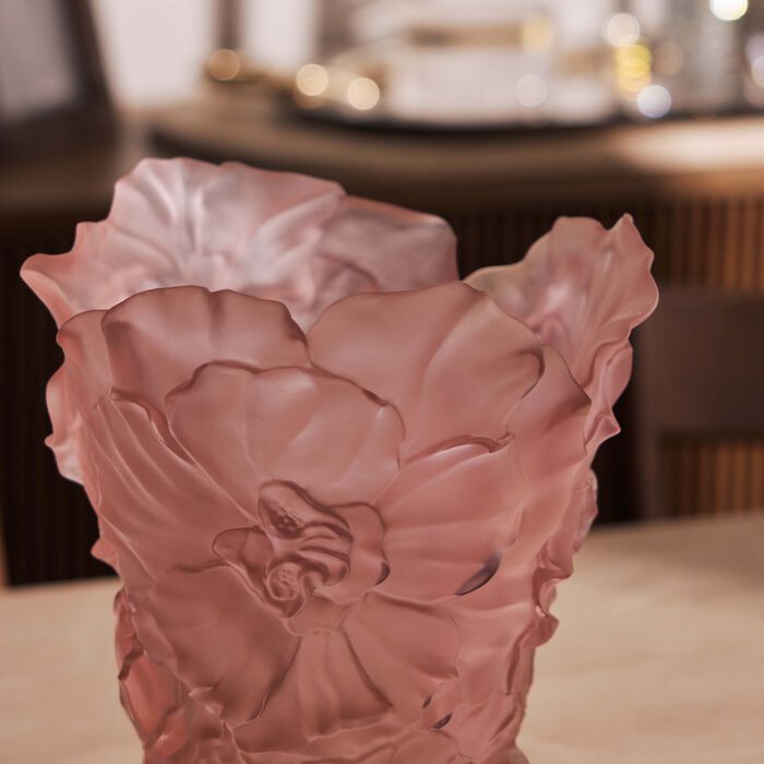 Camellia Vase Large Pink daum camellia vase large pink