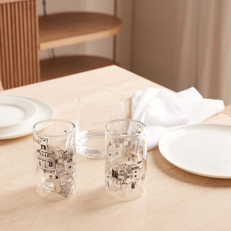 Naseem Drinking Glass Set Of 6 silsal naseem drinking glass set of 6