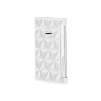 st dupont lighter slim 7 firehead lighter silver