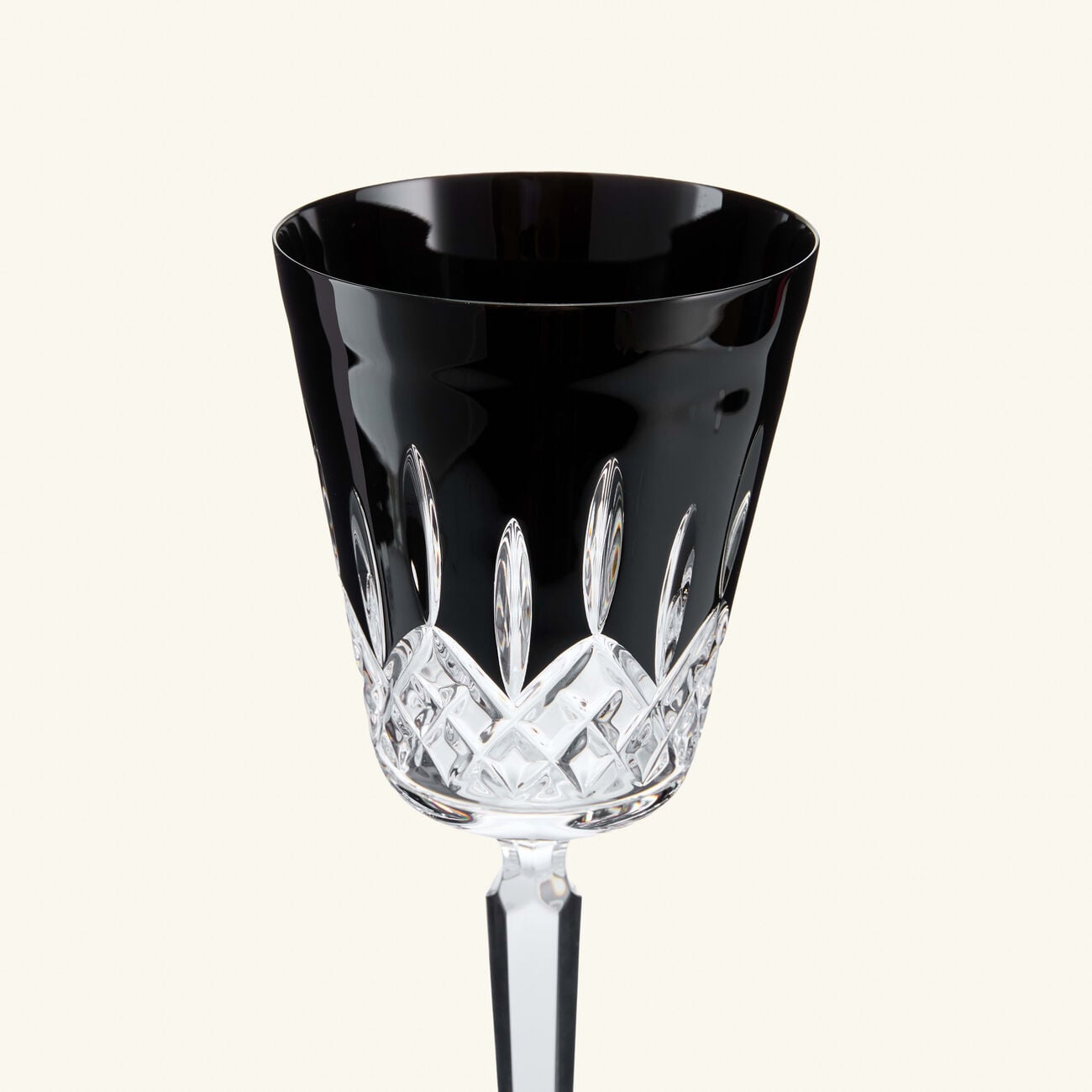 Lismore Black Wine Glass Large Black Set Of 2 waterford lismore black wine glass large black set of 2