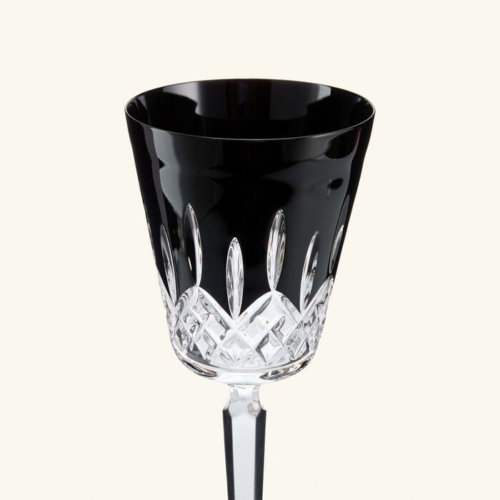 Lismore Black Wine Glass Large Black Set Of 2 waterford lismore black wine glass large black set of 2