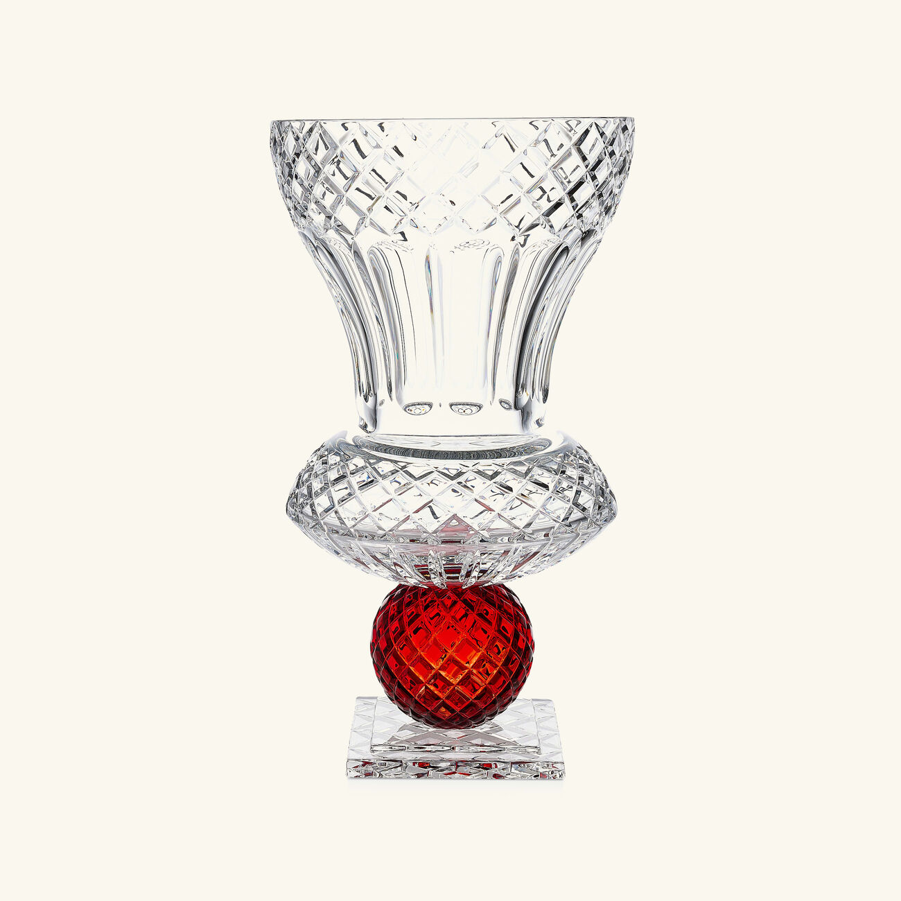 Katherina Flared Vase Large Red mario cioni c katherina flared vase large red