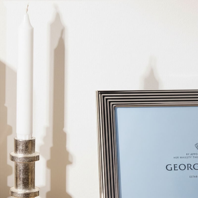 جورج جنسن إطار الصور بيرنادوت فضي كبير