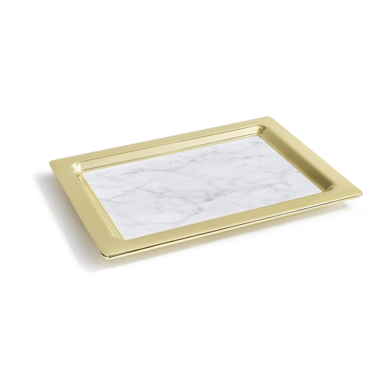 Marble Dual Tray, large