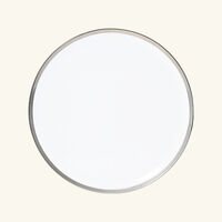 bernardaud maille platine serving platter round white 32cm